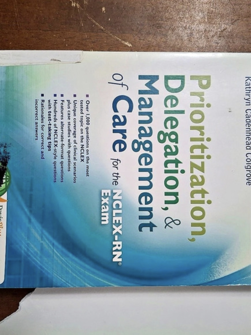 F.A. Davis Company Prioritization, Delegation, and Management of Care for the